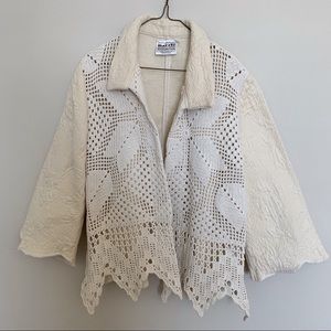 Festival jacket, Coachella, boho, crochet top